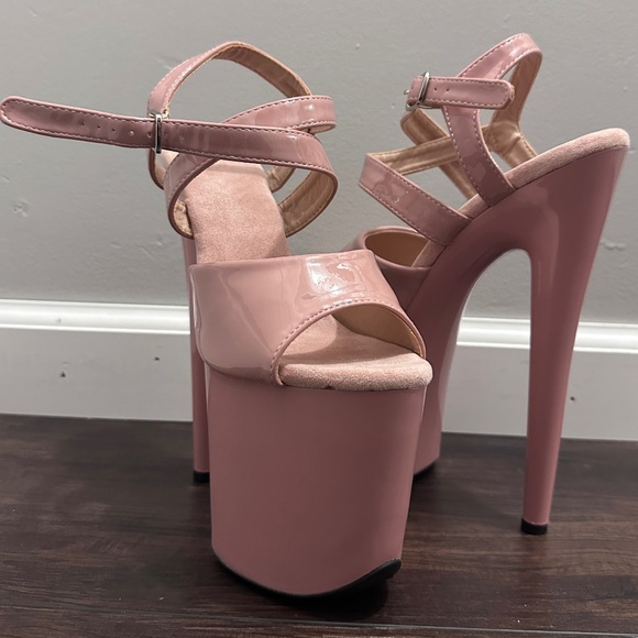 LEECABE DANCE PLATFORMS 8'' STILETTO - Picture 2 of 8